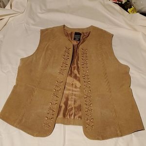 Leather vest